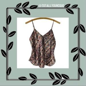 Unique Tank Adjustable Straps Multi Colored